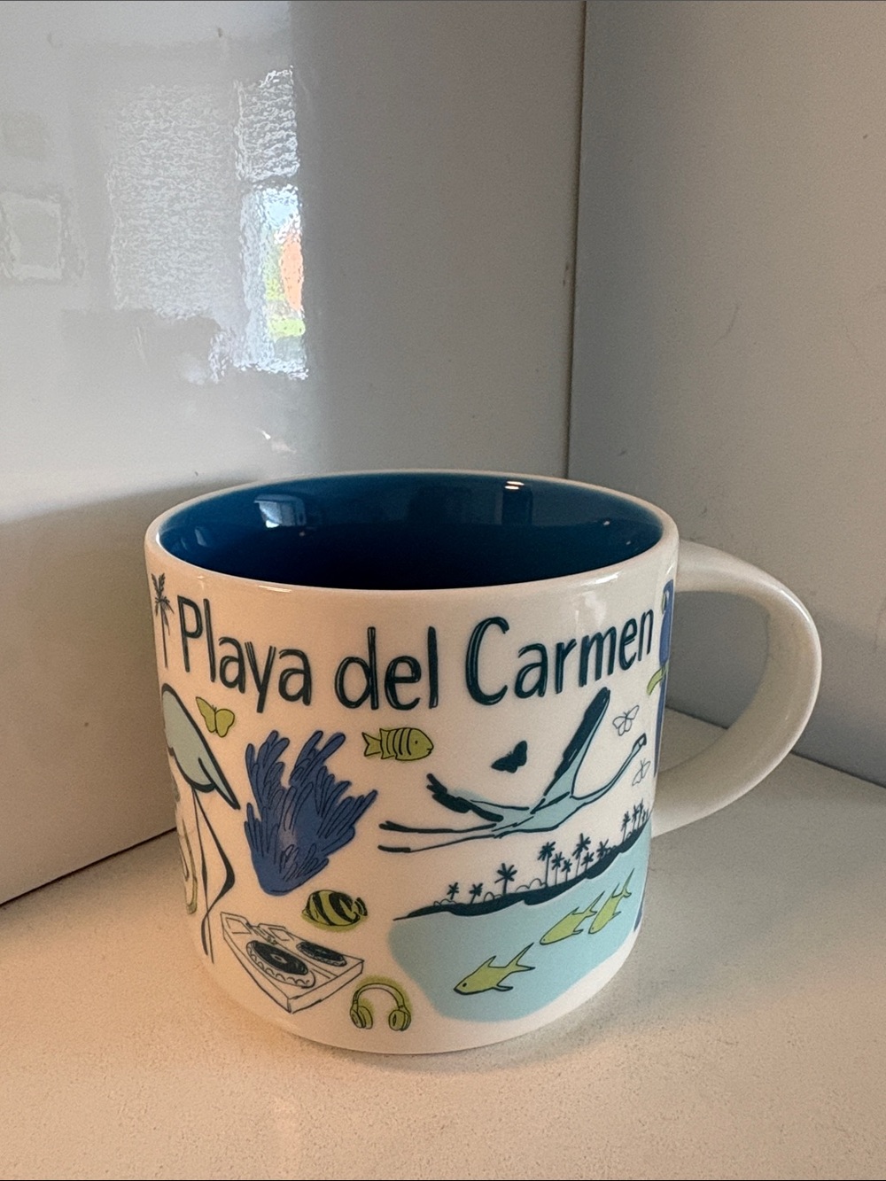 Starbucks Been There Series Playa del Carmen Mexico 14oz Ceramic Coffee Mug